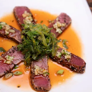 Seared Ahi Tuna Crudo