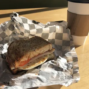 Healthy Choice breakfast sandwich