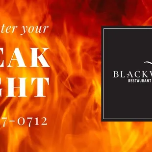 a blackwater steak night