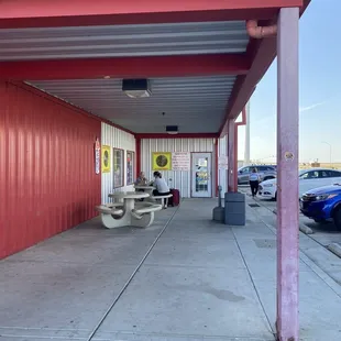 Entrance to the store