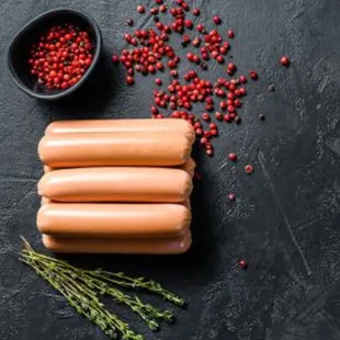 Bison hot dogs