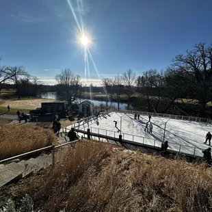 Ice skating