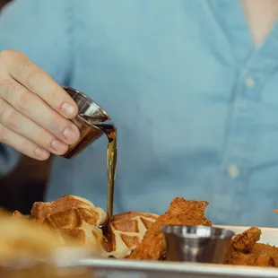 Try lumberjack-inspired chicken &amp; waffles!