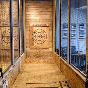 the target area
