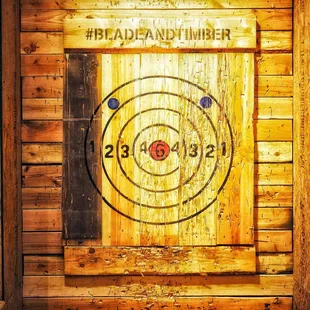 a target in the center