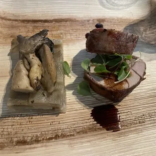 Pork, potatoes and mushrooms!