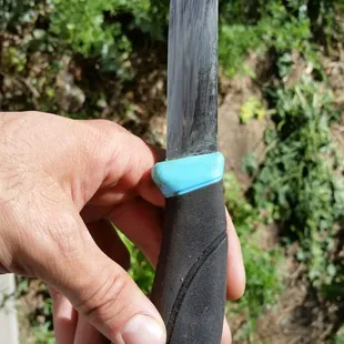 The Stainless Steel Mora Companion. This is 3 months into daily use on a farm &amp; have yet to sharpen it.  Don't need to yet.