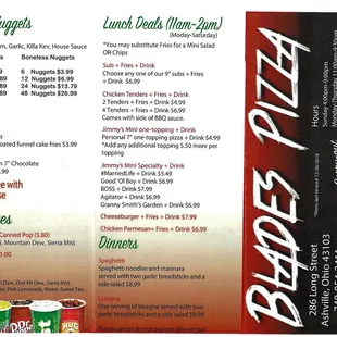 2019 carryout menu 1