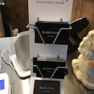 Gift cards now available.