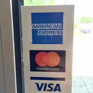 They accept plastic, Apple Pay, and Android Pay.