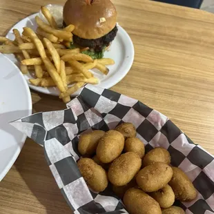 Mini Corn Dogs California Burger