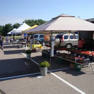 Stopped by this morning -- a LOT more vendors as the growing season progresses.