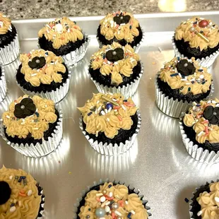 dessert, cupcakes, food