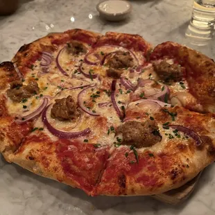Sausage pizza