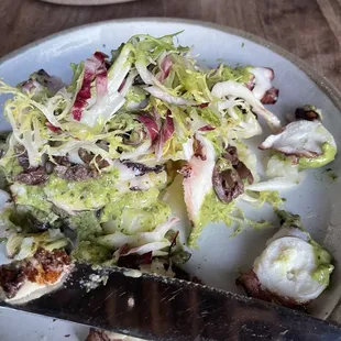 Polenta Grilled Octopus