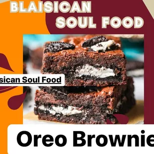 Our signature Delicious Oreo brownies!!