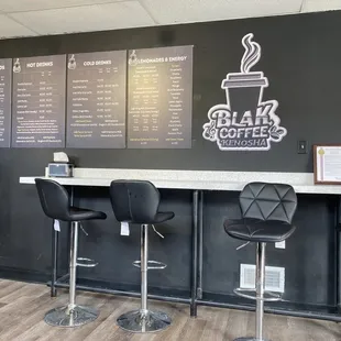 Different seating options