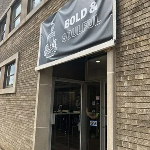 the entrance to bold and soulful