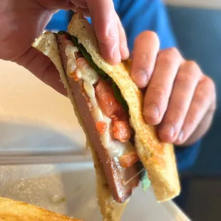 Fried Bologna Sandwich