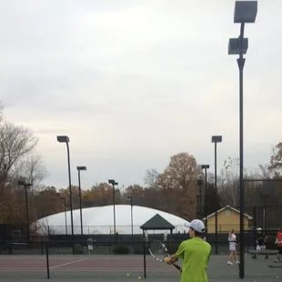 Indoor heated pool for winter season
