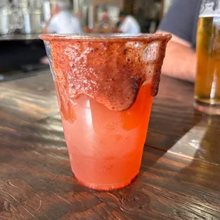 Hometown Hero's California Common 4.9% ABV 21IBU MICHELADA