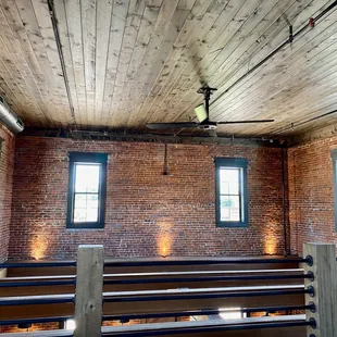 the interior of the building