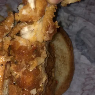 Looks like raw skin or something.