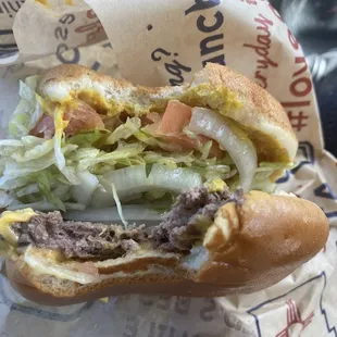 Original Lotaburger with cheese added.