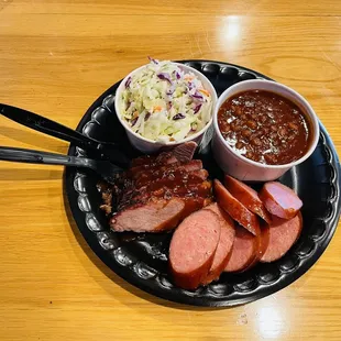 Two meats, two sides