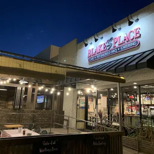 Front entrance where outdoor patio is at 5.14.22