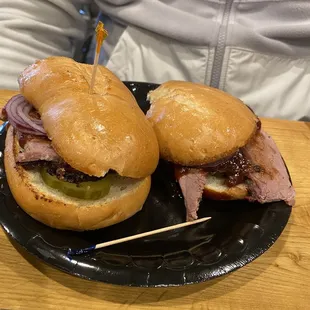 BBQ Brisket Sandwiches