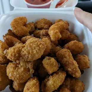 Popcorn shrimp