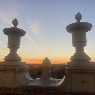 Sunset from the rooftop