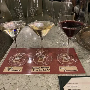 Champagne flight
