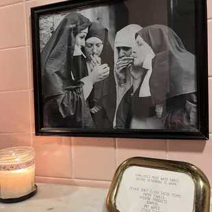 Bathroom art is amazing