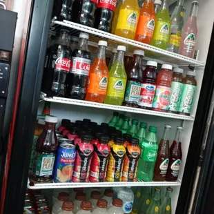 Coca-Cola, Sprite, Jarritos, Topochicos, Jumex, Sports water bottles, Gold Peak Tea,Bai cocofusion, Bodyarmor