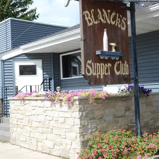 the front of the restaurant