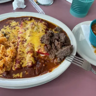 Cheese Enchiladas With Fajitas