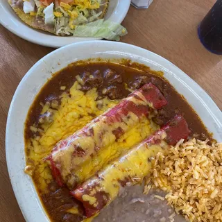 Cheese Enchiladas With A Chalupa