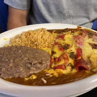 Enchilada plate