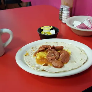 Country and Egg Tacos