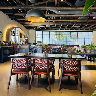 Inside the restaurant