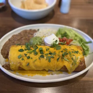 Ground Beef Chimichanga