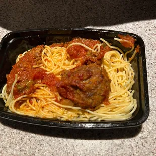 Spaghetti with no sauce.