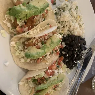 Shrimp Taco Plate