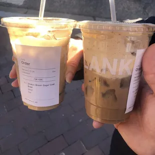 Shaken Brown Sugar Cold Brew Shaken Chai Cold Brew