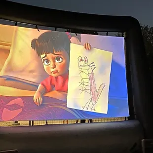 Monster's Inc on the big screen