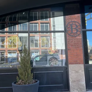 The hours of operation. I arrived at 10:17 there were people inside but the door was locked.