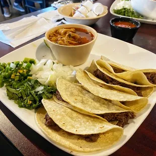 Menudo y Barbacoa breakfast of Champions