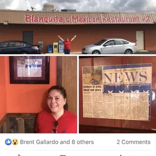 Here I am with my dads newsletter article being honored veteran.